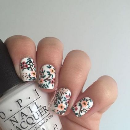 Top15: hangolódj a tavaszra virágba borult körmökkel -  -  - köröm, manikűr, tavasz, virág, virágos, 