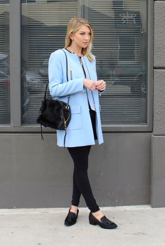 Stílusiskola: így viseld a tavaszi szezon kedvencét, a babakéket -  -  - babakék, divat, kék, outfit, stílus, 
