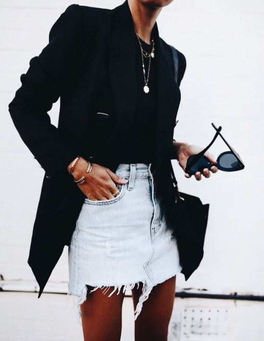 Stílusiskola: így lehetsz csinos farmerszoknyában tavasszal -  -  - farmer, outfit, stílus, szoknya, 