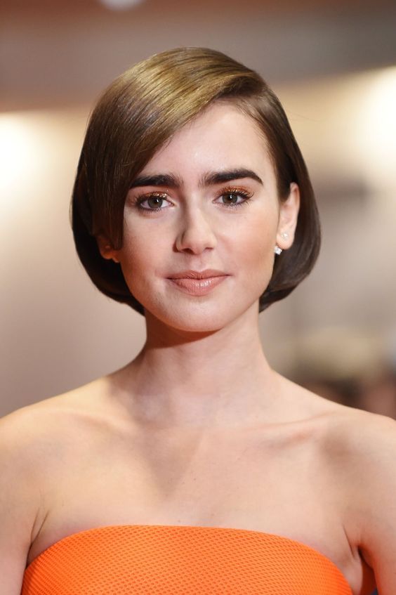 Top10: frizura ötletek Lily Collins-tól -  -  - frizura, lily collins, ötletek, tippek, 