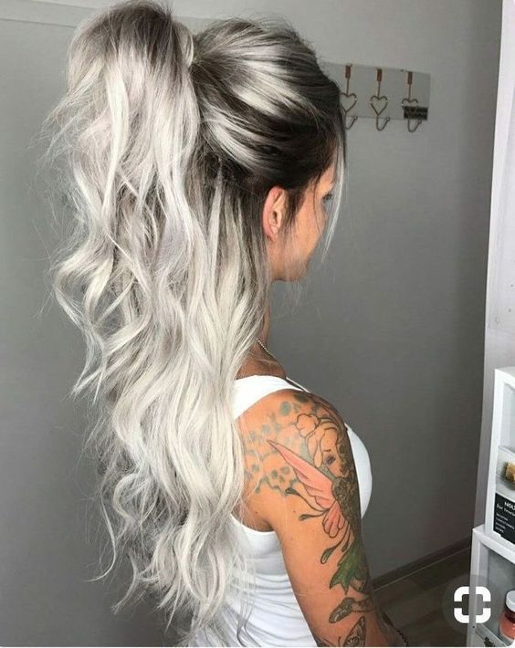 Top10: különleges hajszín ötlet - granny hair -  -  - granny hair, haj, hajszín, ötletek, tippek, 