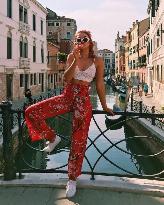 Stílusiskola: így viselj mintás nadrágokat -  -  - divat, mintás, nadrág, nyár, stílus, tavasz, 