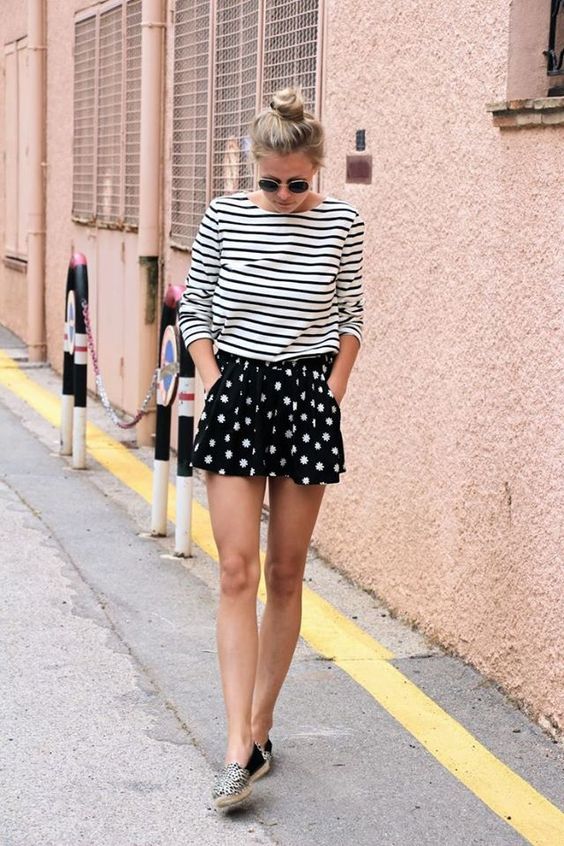 Stílusiskola: a pöttyös és a csíkos tökéletes párosítás -  -  - csíkos, divat, pöttyös, stílus, 