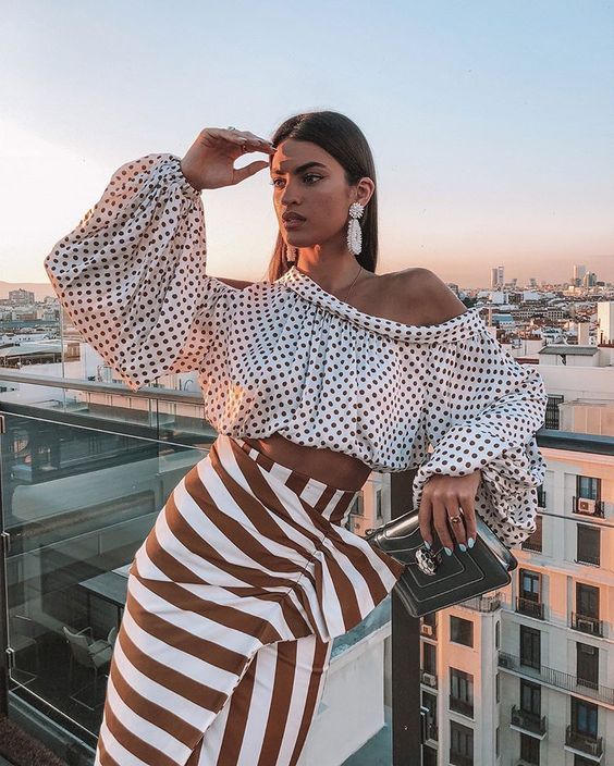 Stílusiskola: a pöttyös és a csíkos tökéletes párosítás -  -  - csíkos, divat, pöttyös, stílus, 