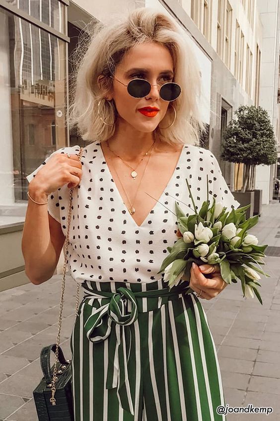 Stílusiskola: így viselj nyáron csíkos nadrágokat -  -  - csíkos, csíkos nadrág, divat, nyár, outfit, stílus, 