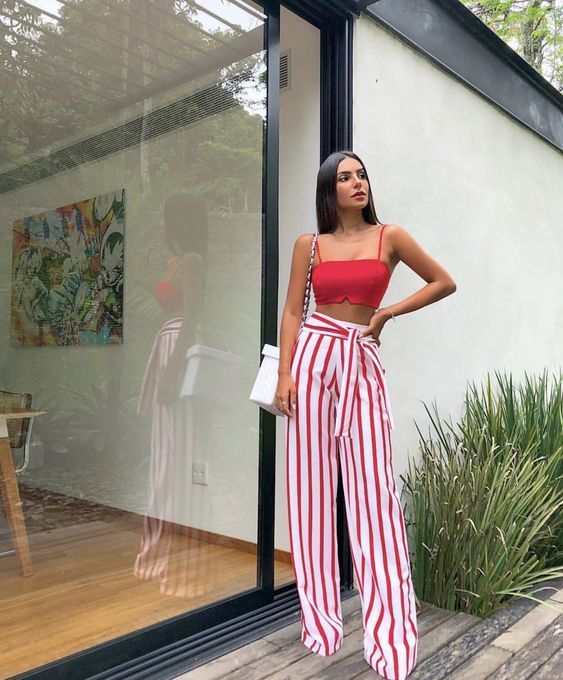 Stílusiskola: így viselj nyáron csíkos nadrágokat -  -  - csíkos, csíkos nadrág, divat, nyár, outfit, stílus, 