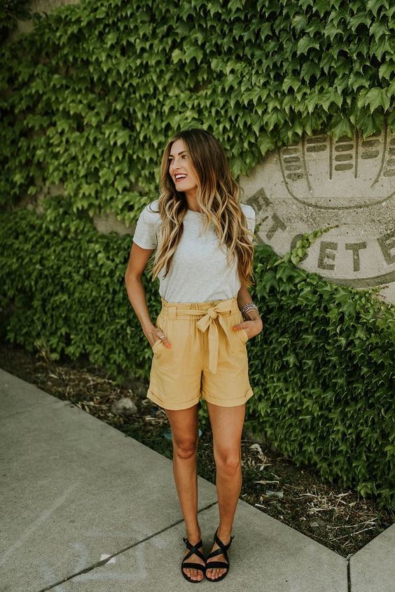 Stílusiskola: így viselj paperbag shortokat -  -  - divat, nyár, outfit, paperbag short, 