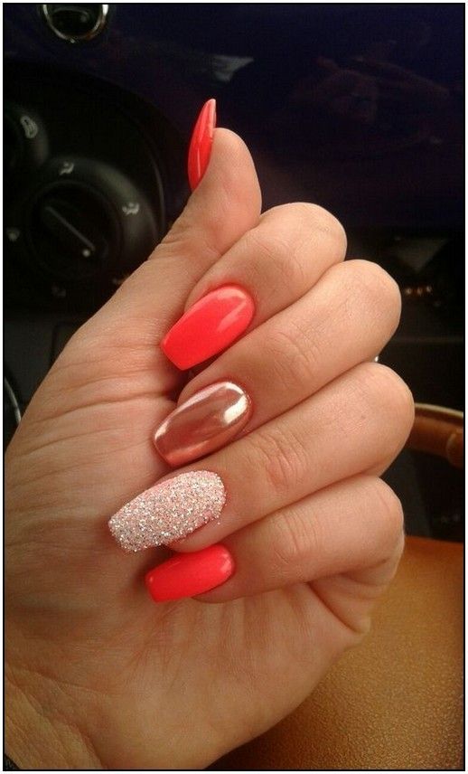 Top10: csodás korall színű manikűr ötletek a nyári szezonra -  -  - korall, köröm, manikűr, nyár, 