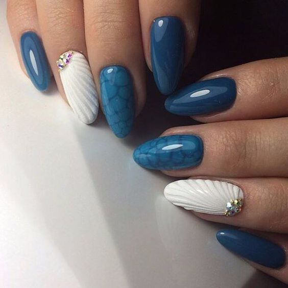Top10: tenger ihlette manikűr ötletek a nyár utolsó heteire -  -  - inspiráció, köröm, manikűr, nyár, ötletek, tenger, 