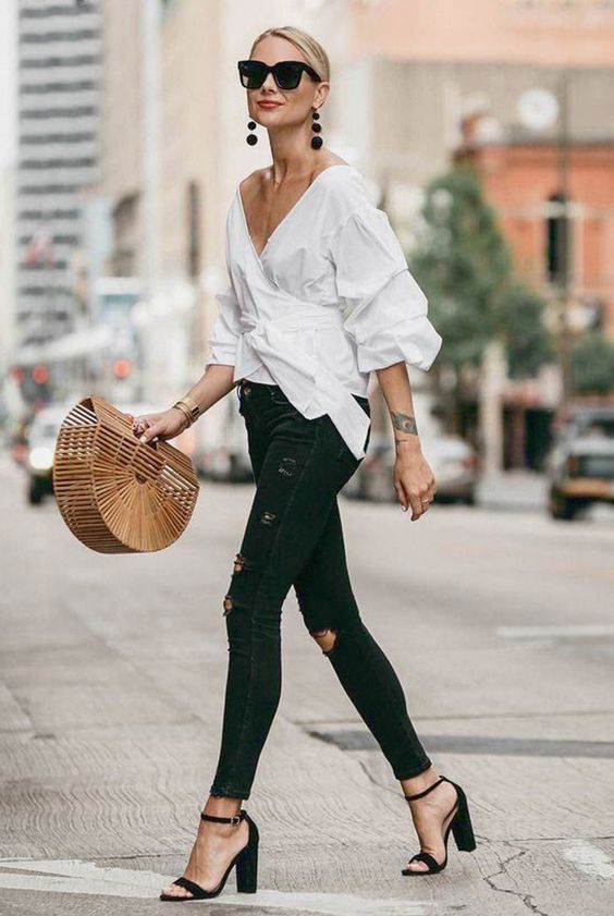 Stílusiskola: így viselj magassarkút és farmert -  -  - divat, farmer, magassarkú, outfit, stílus, 