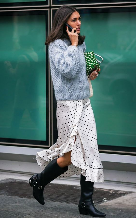 Stílusiskola: így viselj pöttyös ruhadarabokat ősszel -  -  - divat, outfit, ősz, pöttyös, stílus, 