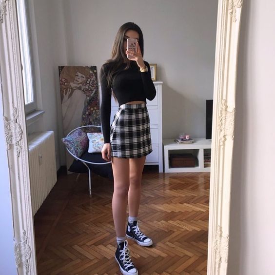 Stílusiskola: így viselj ősszel kockás szoknyákat -  -  - divat, kockás szoknya, outfit, stílus, 