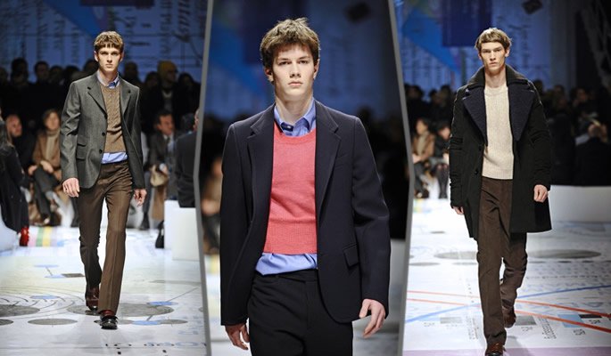 Prada 2010-es férfi őszi kollekciója -  -  - 2010 ősz/tél, férfi kollekció, Prada, 