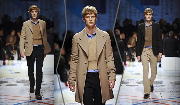 Prada 2010-es férfi őszi kollekciója -  -  - 2010 ősz/tél, férfi kollekció, Prada, 