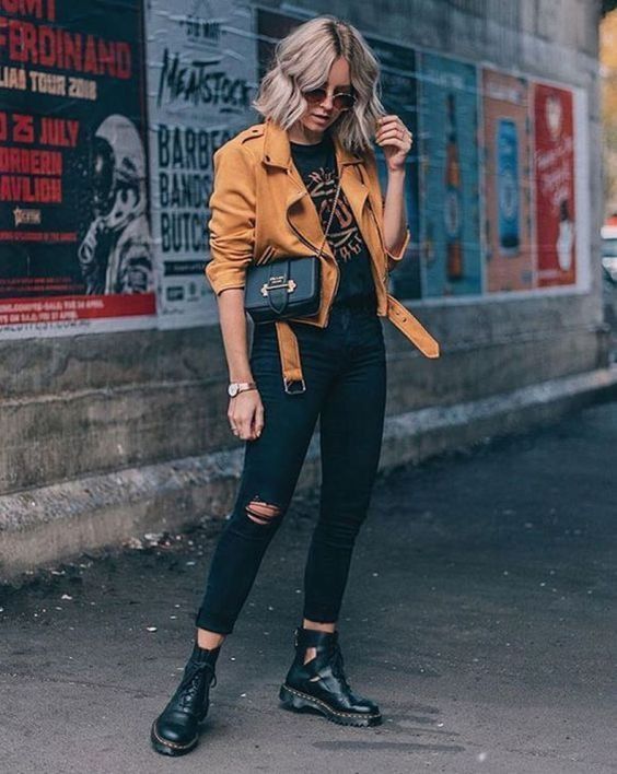 Stílusiskola: így viselj ősszel szaggatott farmerokat -  -  - divat, outfit, ősz, stílus, szaggatott farmer, 