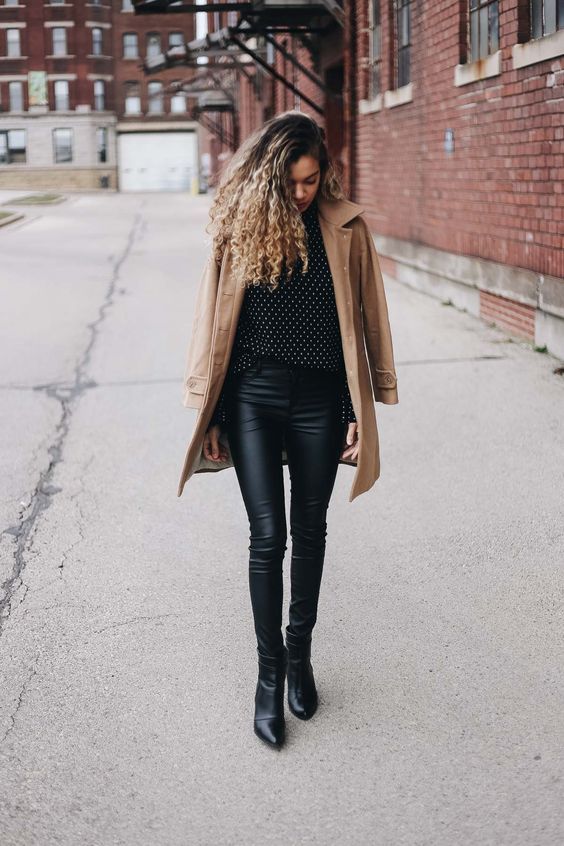 Stílusiskola: így viselj ősszel bőrnadrágokat -  -  - bőrnadrág, divat, ősz, stílus, 