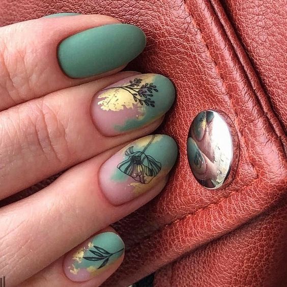 Top10: mintás körmök az őszi szezonra -  -  - köröm, minta, ősz, 