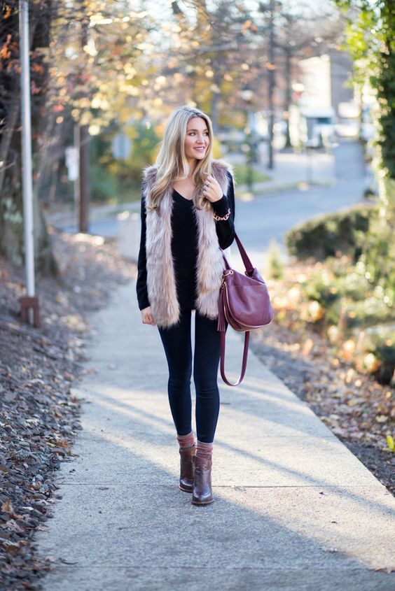 Stílusiskola: elő a műszőrme mellényekkel -  -  - divat, mellény, műszőrme, ősz, stílus, 