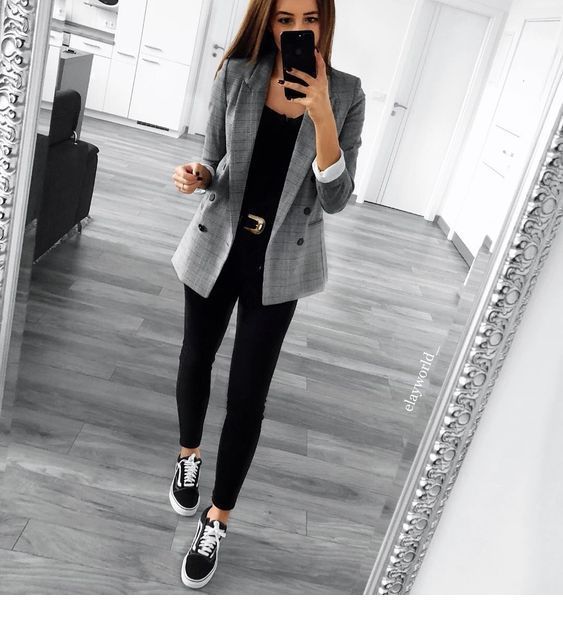 Stílusiskola: így viselj kockás blézereket -  -  - blézer, divat, kockás blézer, outfit, ősz, stílus, 