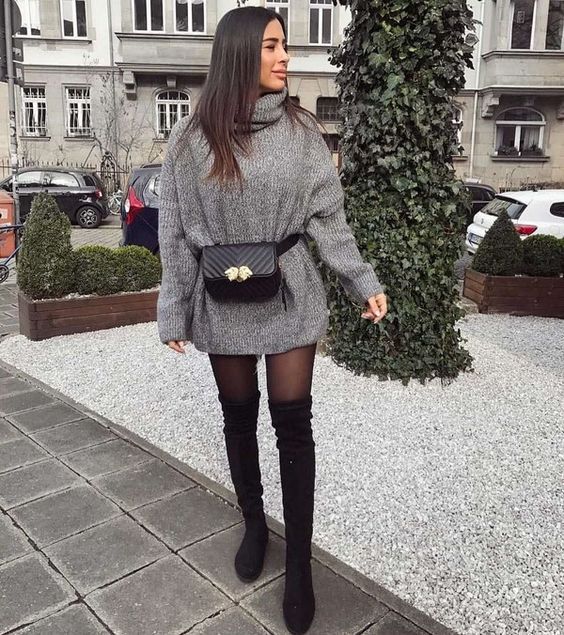 Stílusiskola: így viselj pulcsiruhákat -  -  - divat, outfit, pulcsiruha, stílus, 