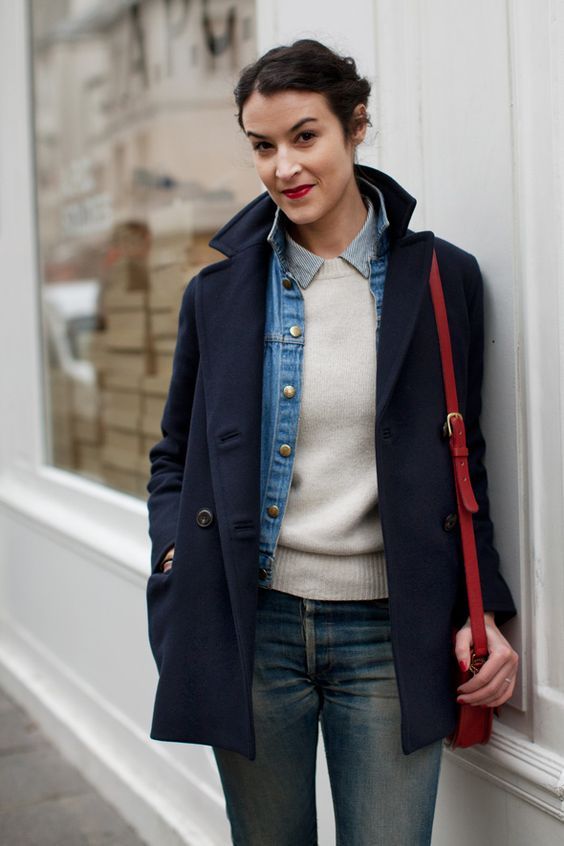 Stílusiskola: így viselj ősszel farmerdzsekit szövetkabáttal -  -  - divat, farmerdzseki, ősz, stílus, szövetkabát, 