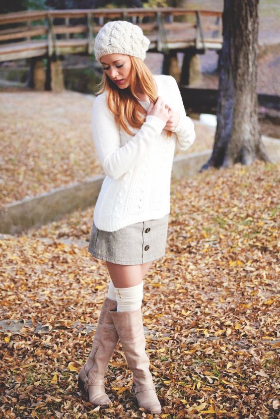 Stílusiskola: outfitek térdzoknival -  -  - outfit, stílus, térdzokni, zokni, 