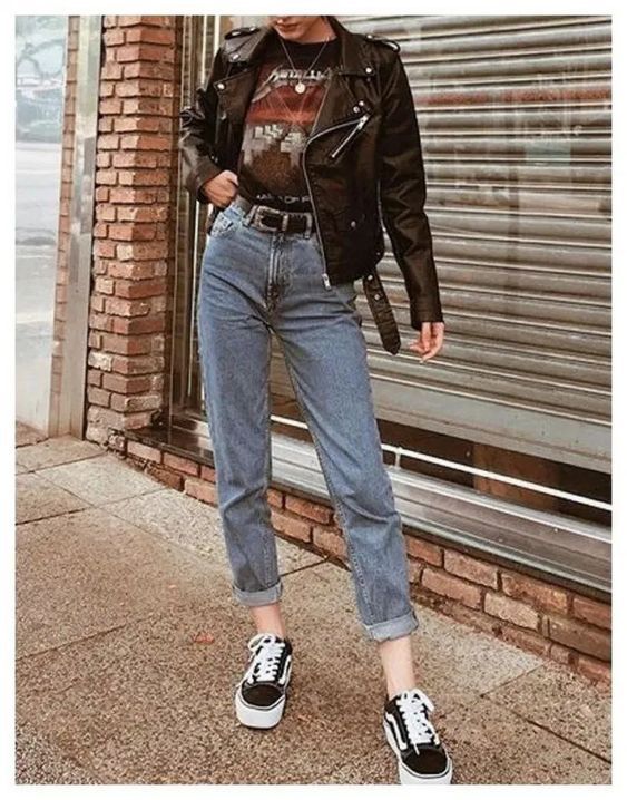 Stílusiskola: laza outfitek bőrdzsekivel -  -  - bőrdzseki, divat, kényelmes, laza, outfit, stílus, 