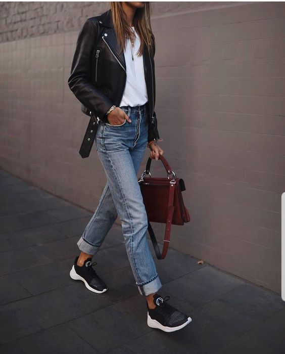 Stílusiskola: laza outfitek bőrdzsekivel -  -  - bőrdzseki, divat, kényelmes, laza, outfit, stílus, 