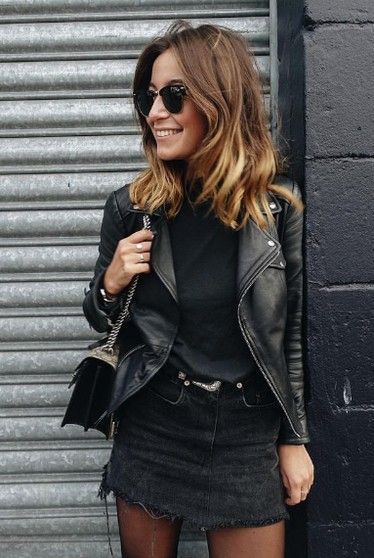 Stílusiskola: így viselj fekete miniszoknyákat -  -  - divat, fekete szoknya, outfit, ősz, stílus, 