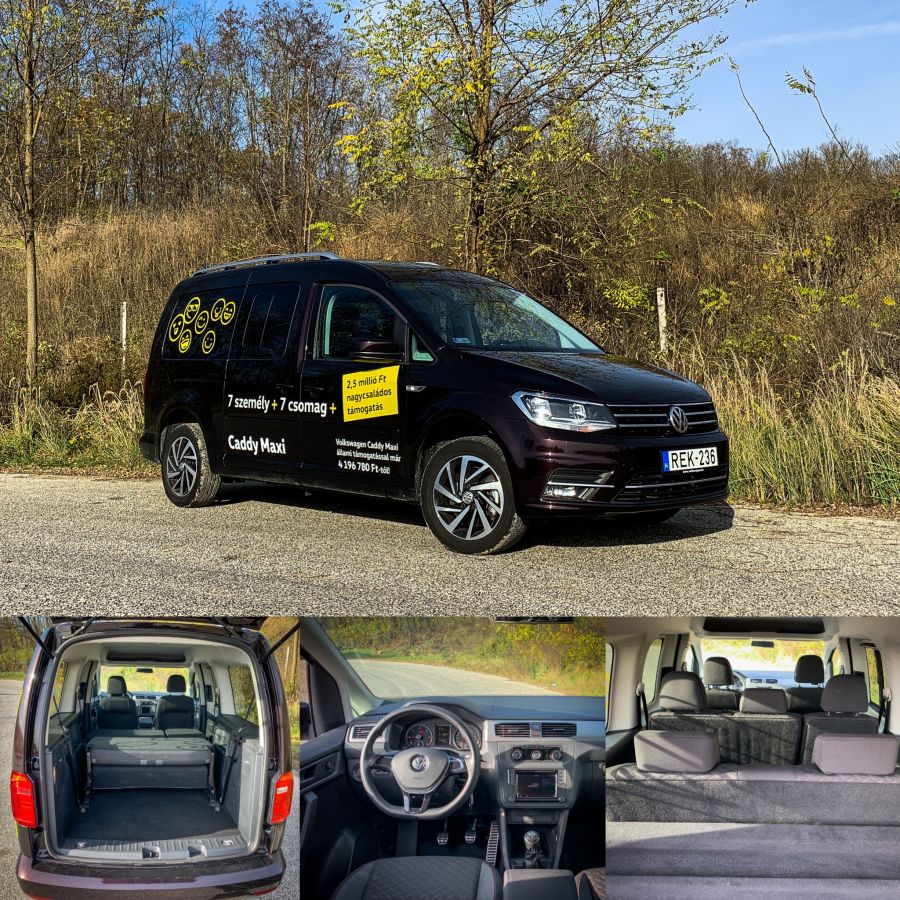Vigyük a nagyit is! - Kipróbáltuk a Volkswagen Caddy Maxit - Autó & Motor - MOBILITY - autó, teszt, volkswagen, volkswagen caddy, 