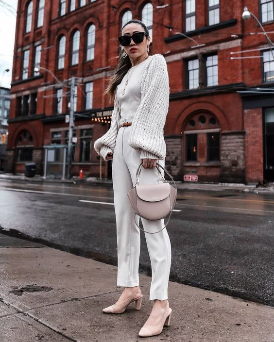 Stílusiskola: így viselj télen tetőtől talpig fehéret -  -  - divat, fehér, outfit, stílus, tél, 