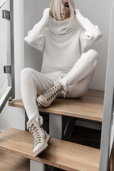 Stílusiskola: így viselj télen tetőtől talpig fehéret -  -  - divat, fehér, outfit, stílus, tél, 