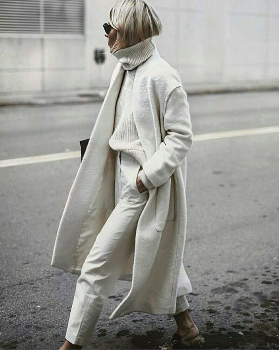 Stílusiskola: így viselj télen tetőtől talpig fehéret -  -  - divat, fehér, outfit, stílus, tél, 