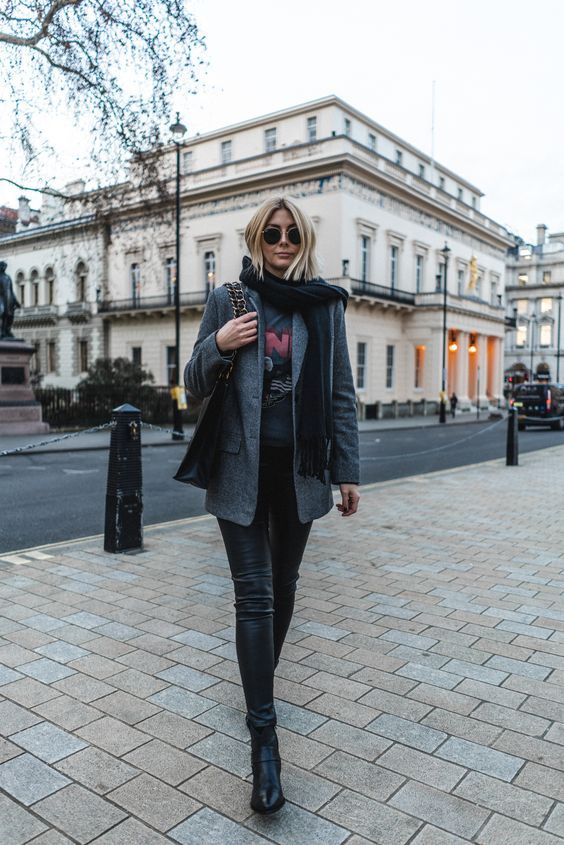 Stílusiskola: így viselj télen bőrnadrágokat -  -  - bőrnadrág, nadrág, outfit, tél, 