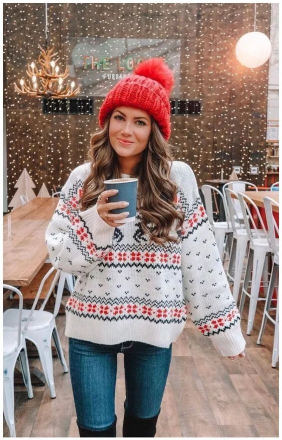 Stílusiskola: így viselj 'csúnya' karácsonyi pulcsikat -  -  - csúnya pulcsi, divat, gyermekgyógyítók, karácsony, outfit, 