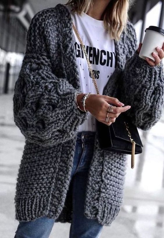 Stílusiskola: így viselj kötött kardigánokat -  -  - divat, kardigán, stílus, tél, 