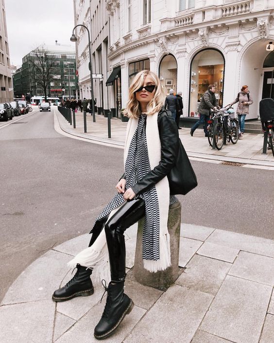 Stílusiskola: így viselj télen bakancsokat -  -  - bakancs, divat, outfit, tél, 