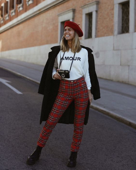 Stílusiskola: tündökölj kockás ruhadarabokban -  -  - divat, karácsony, kockás, outfit, stílus, 