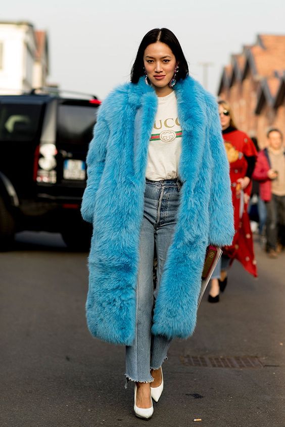 Stílusiskola: így viselj télen kéket -  -  - divat, kék, outfit, 