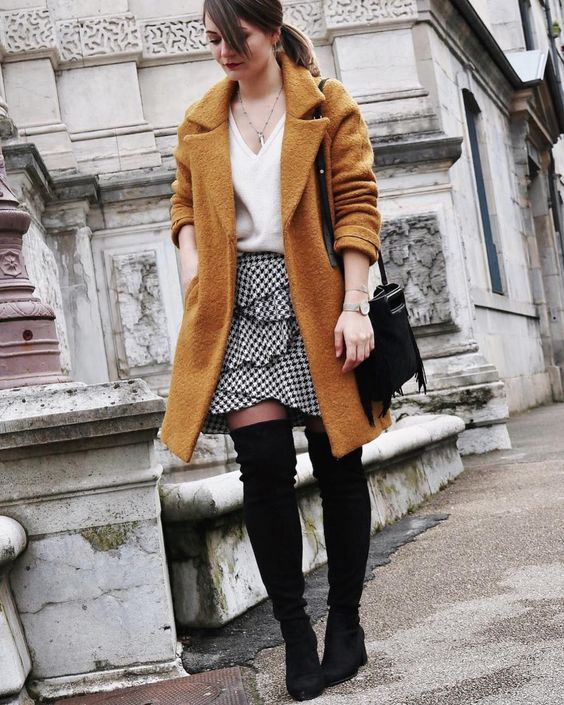 Stílusiskola: így viselj combcsizmákat -  -  - combcsizma, divat, outfit, tél, 