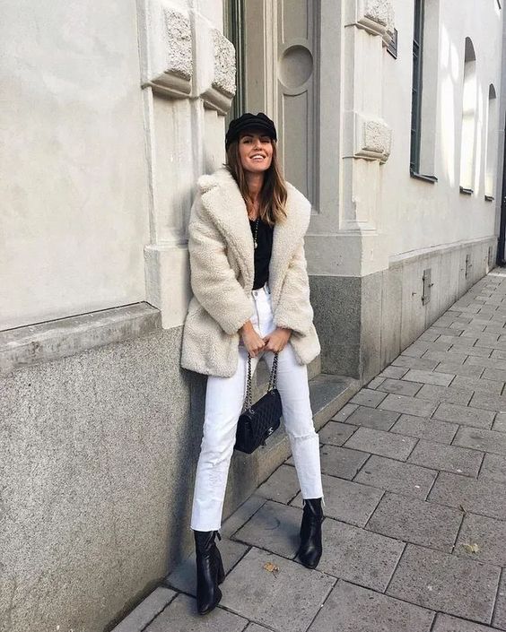 Stílusiskola: így viselj fehér nadrágokat télen -  -  - divat, fehér nadrág, outfit, stílus, 