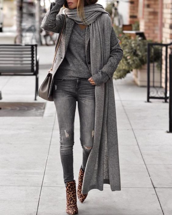 Stílusiskola: így viselj télen szürkét -  -  - divat, outfit, stílus, szürke, tél, 