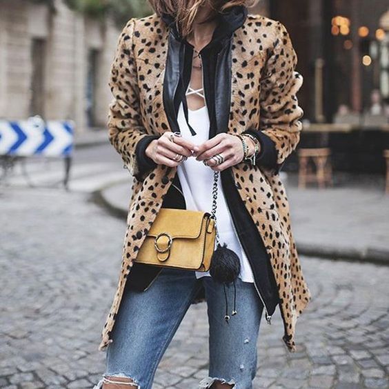 Stílusiskola: így viselj télen állatmintás darabokat -  -  - állatminta, outfit, stílus, tél, 