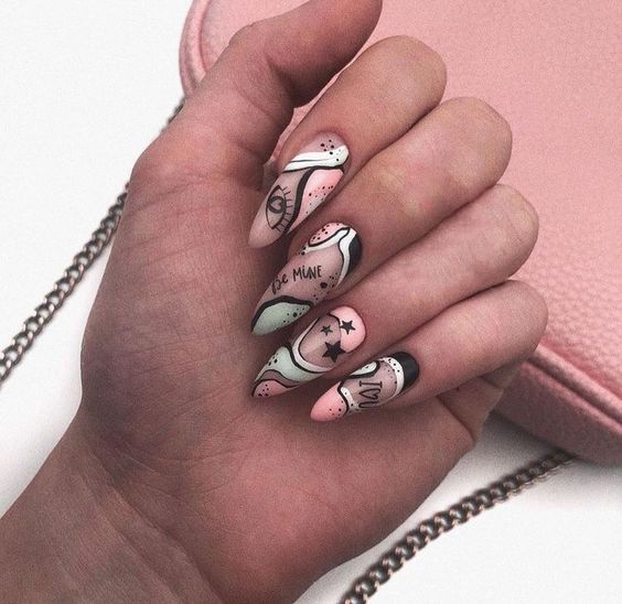 Top10: izgalmas köröm minták a téli szezonra -  -  - köröm, manikűr, minta, mintás, mintás köröm, 