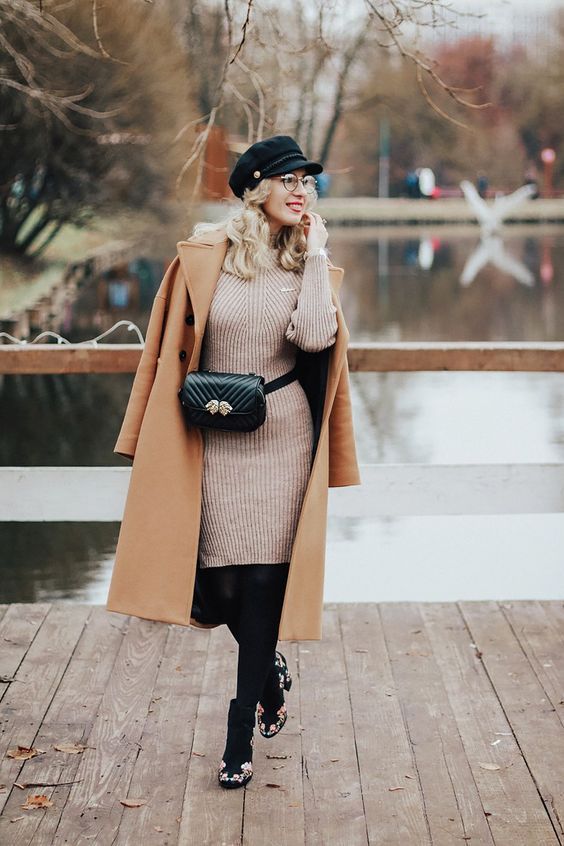 Stílusiskola: így viselj övtáskákat télen -  -  - divat, outfit, övtáska, tél, 