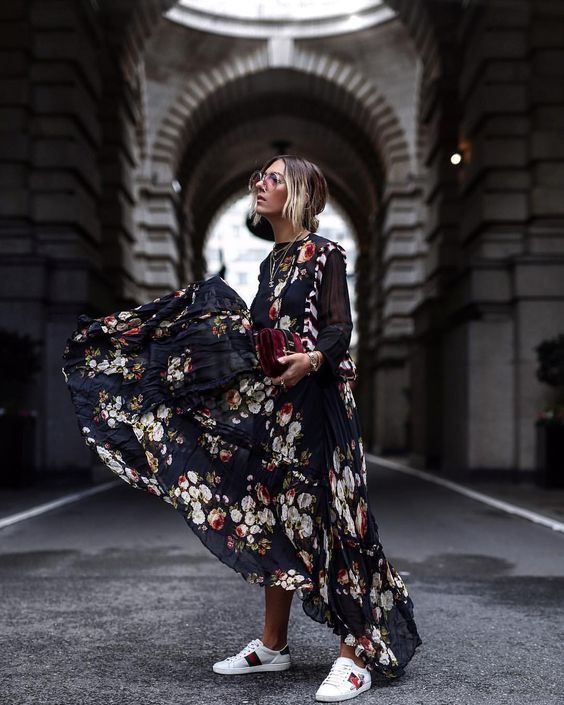 Stílusiskola: a tavasz kedvencei lesznek a mintás maxi ruhák -  -  - divat, maxi ruha, outfit, stílus, tavasz, 