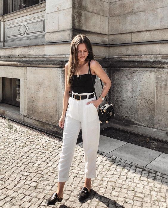 Stílusiskola: így viselj fehér nadrágokat -  -  - divat, fehér, fehér nadrág, outfit, stílus, 