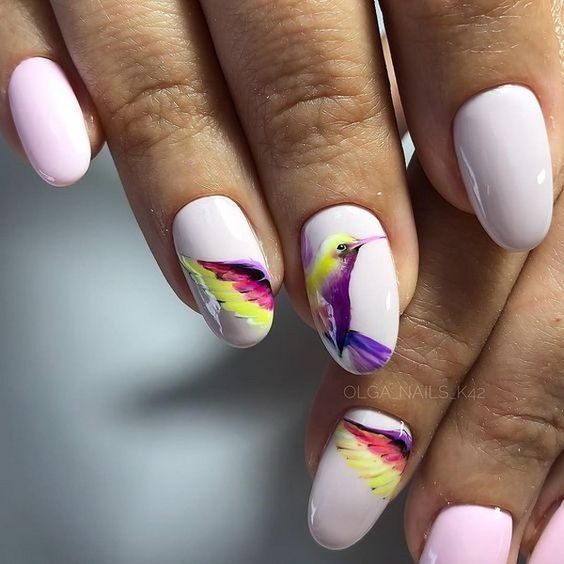 Top10: gyönyörű madaras motívumok a körmeidre -  -  - köröm, madár, madaras minta, manikűr, minta, tavasz, 