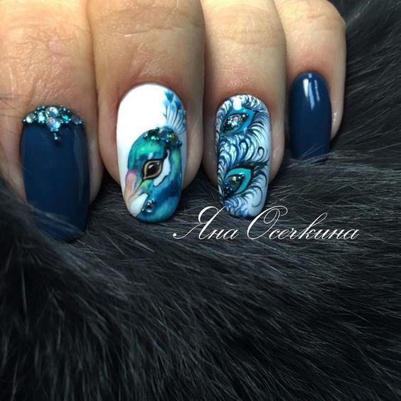 Top10: gyönyörű madaras motívumok a körmeidre -  -  - köröm, madár, madaras minta, manikűr, minta, tavasz, 