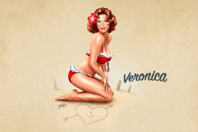 PIN-UP történelem -  -  - modell, modellek, pin-up lányok, pin-up történelem, 